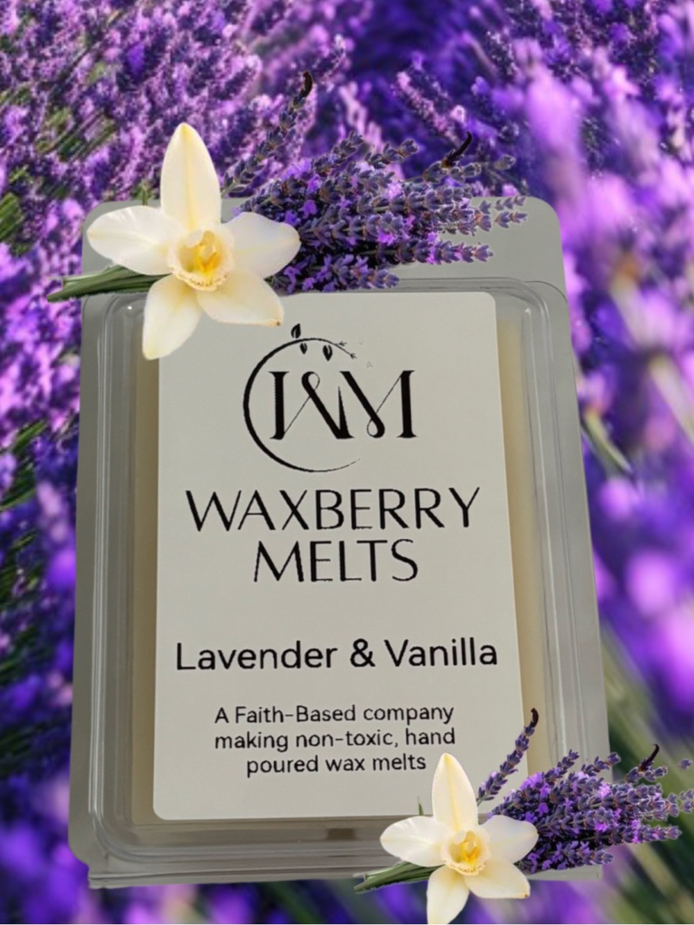 Hand Crafted Lavender & Vanilla Beeswax Melts